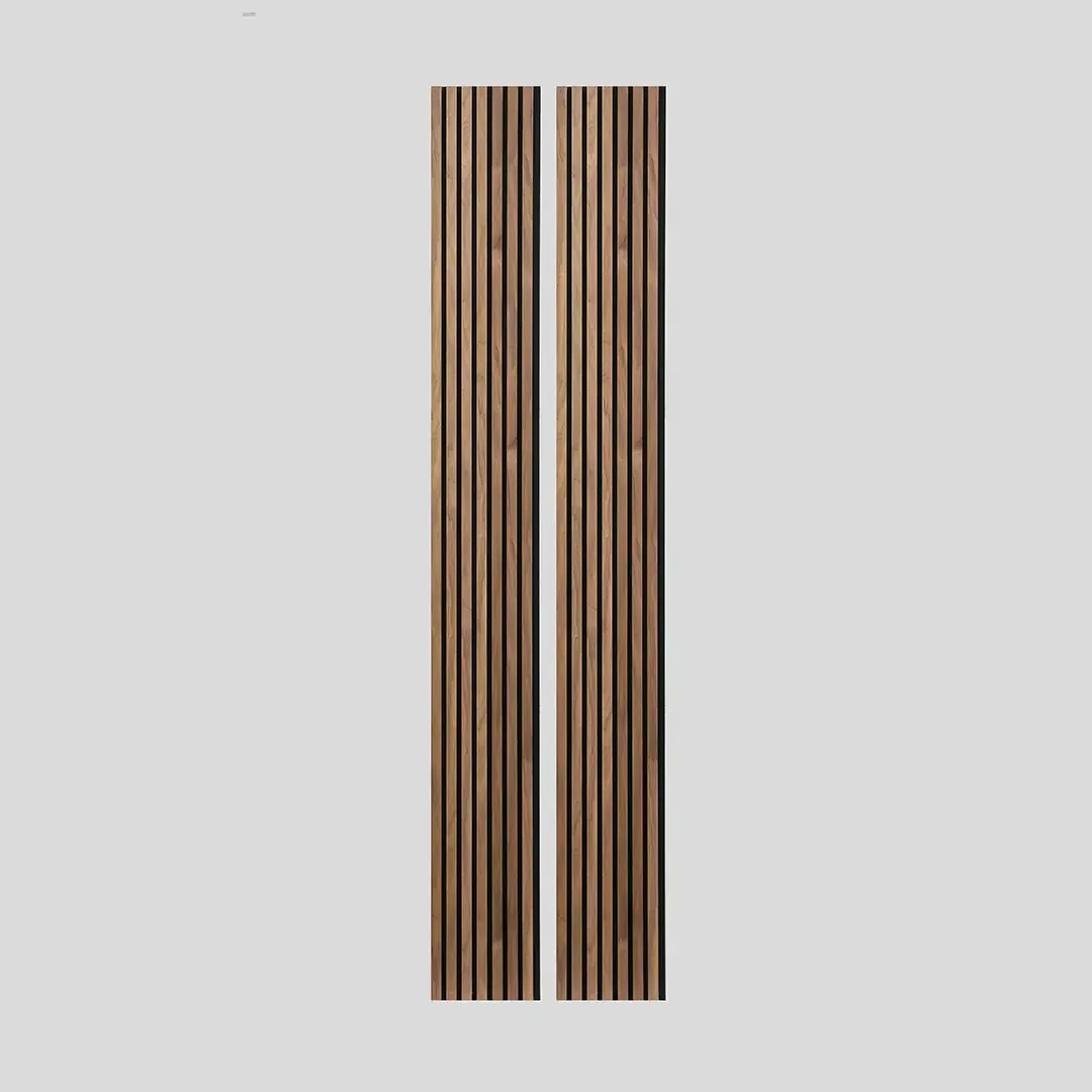 Acoustic Slat Wall Panel | Walnut | Premium 3-sided Wood Veneer - Image 5