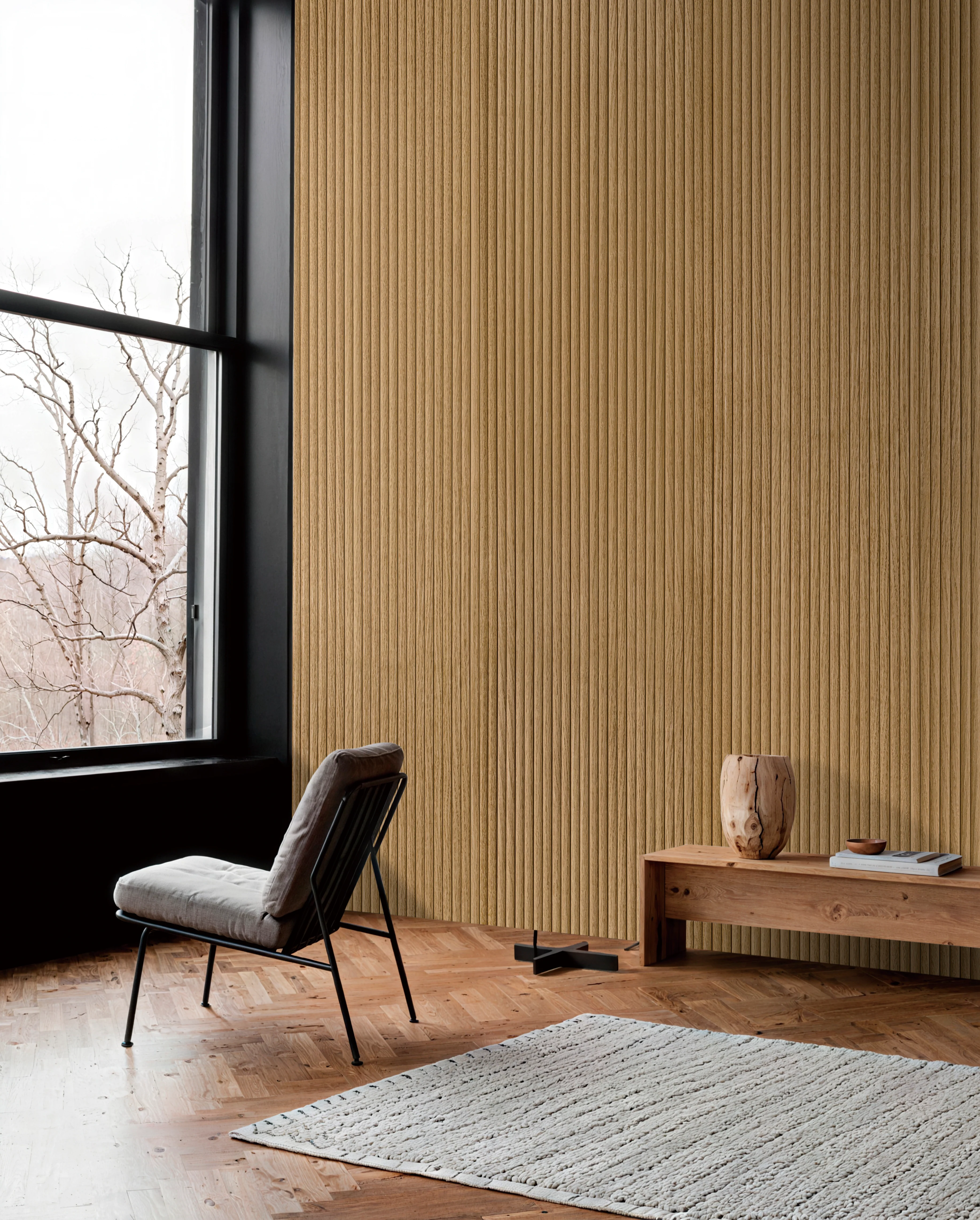Fluted Wall Panel | Rustic Oak | Modern Flexible Design - Image 5