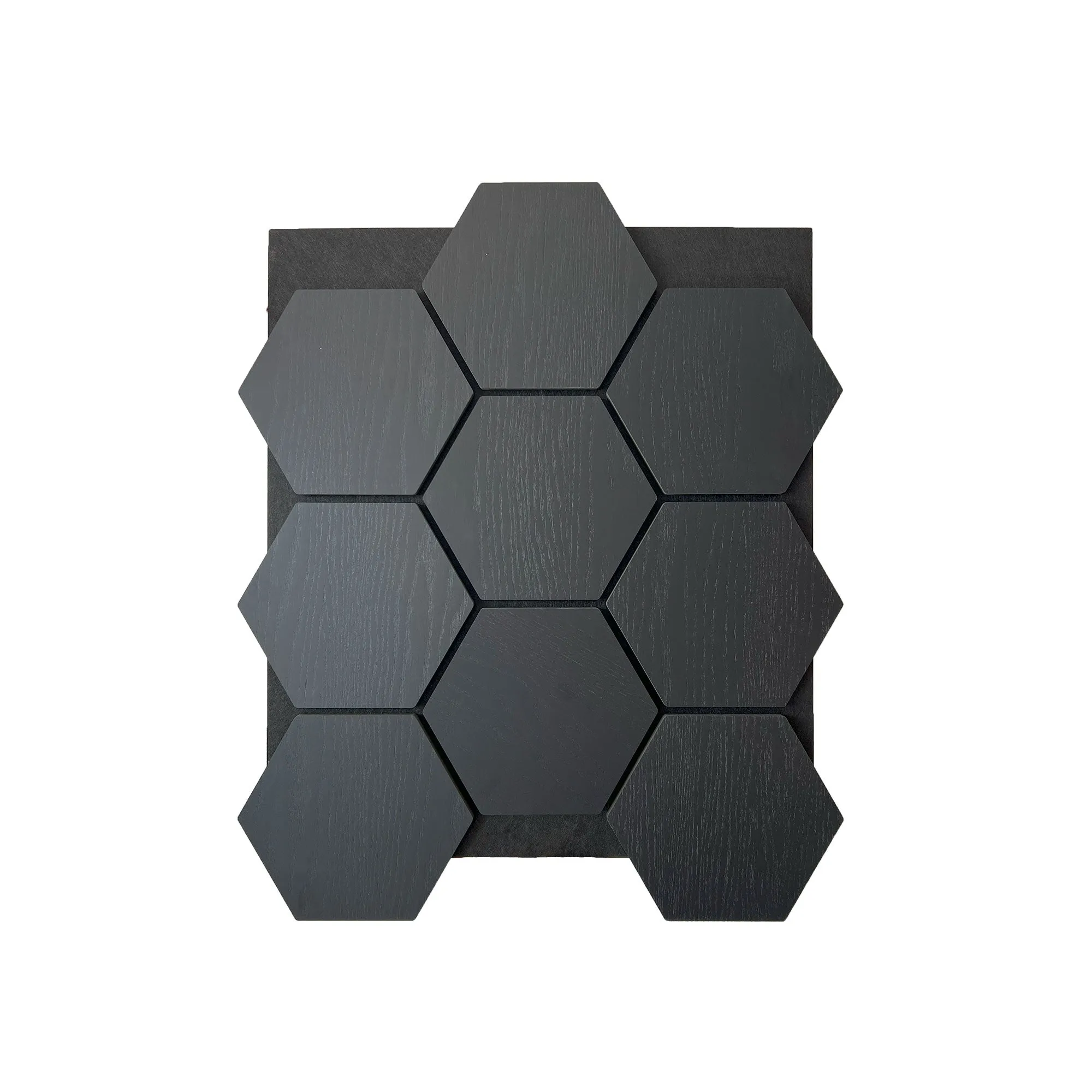 Hexagon Acoustic Panel | Black 32 Inch (4 Panels per Box) | Wall Decor - Image 2