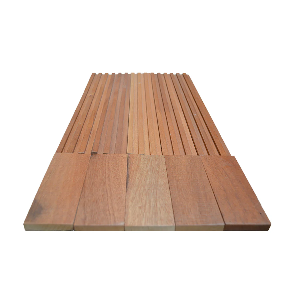 Wood Mosaic Panel | Silk Rosewood Wood Tile | 12"×24” - Image 5